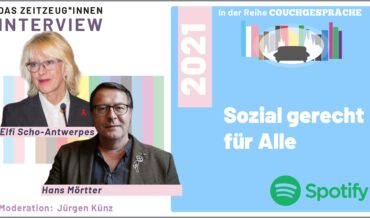 Sozial gerecht für alle – Couchgespräch mit Elfi Scho-Antwerpes und Hans Mörtter